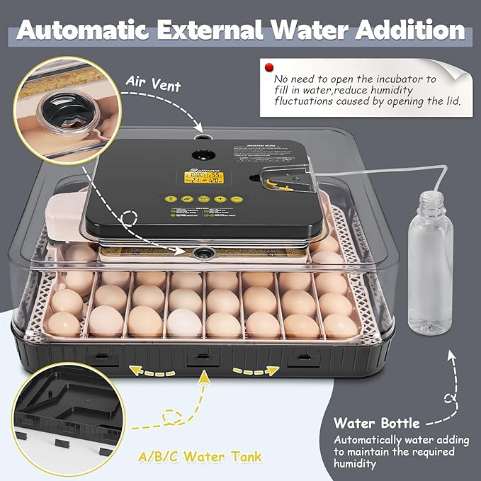 Automatic egg turning