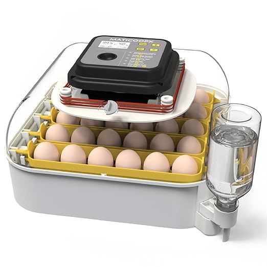 MATICOOPX 30 Egg Incubator with Humidity Display & Automatic Turner